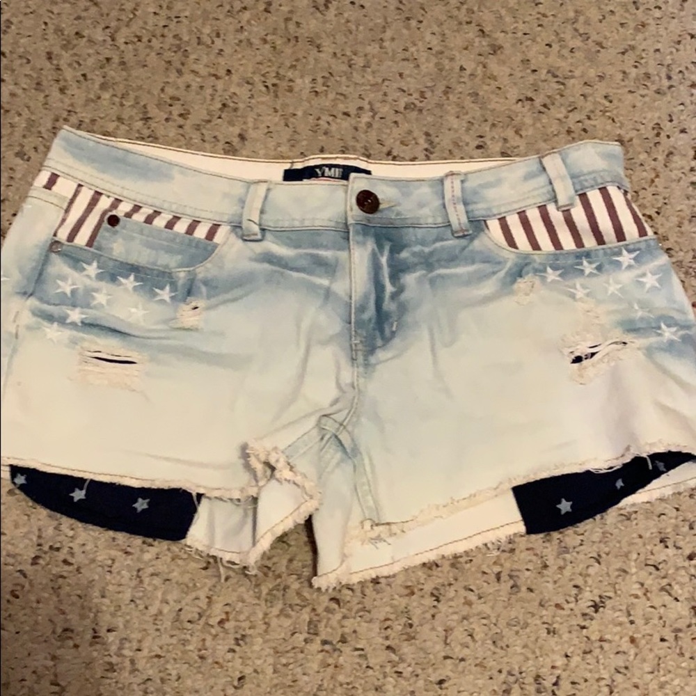 American flag shorts